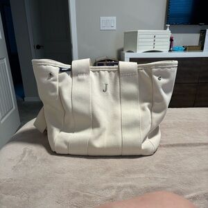 Lands' End Cream Tote Bag
